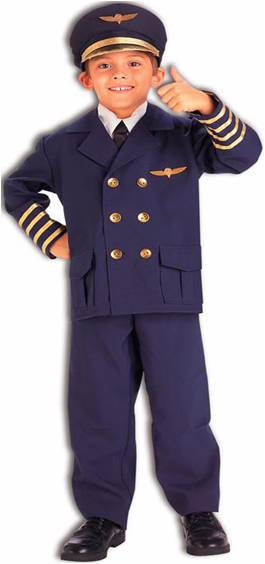 AIRLINE PILOT COSTUME FOR BOYS OR GIRLS