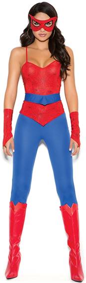 SEXY SPIDER HERO GIRL COSTUME FOR WOMEN