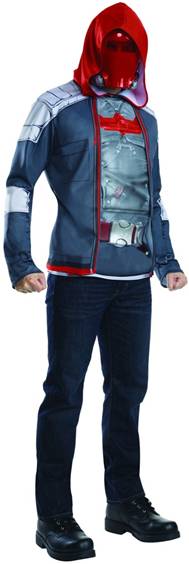 ARKHAM ASYLUM RED HOOD COSTUME FOR MEN