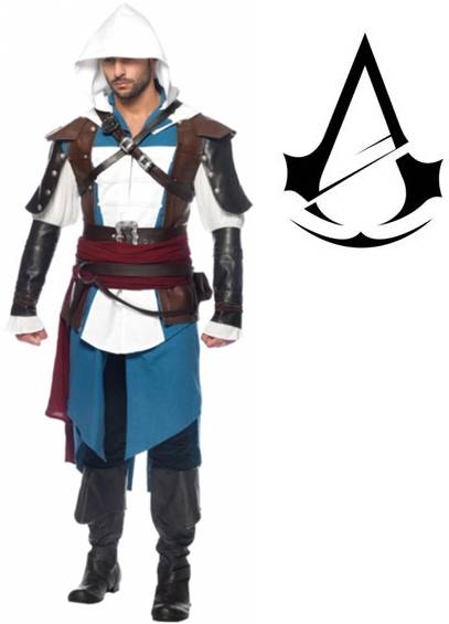 ASSASSIN'S CREED EDWARD KENWAY COSTUME FOR MEN