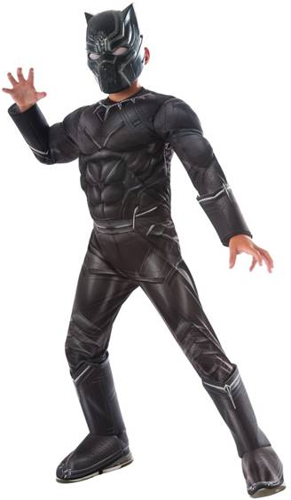 AVENGERS DELUXE BLACK PANTHER COSTUME FOR BOYS