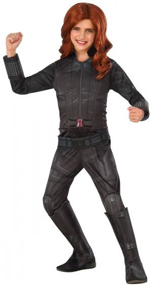 AVENGERS DELUXE BLACK WIDOW COSTUME FOR GIRLS