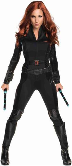 AVENGERS DELUXE BLACK WIDOW COSTUME FOR WOMEN