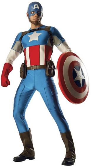 GRAND HERITAGE CAPTAIN AMERICA COSTUME FOR MEN