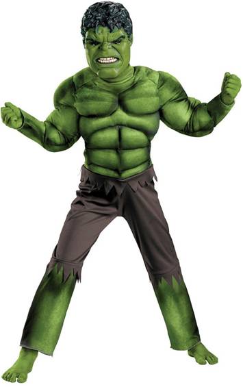 AVENGERS INCREDIBLE HULK WITH MUSCLE TORSO