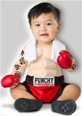 BABY BRUISER BOXER COSTUME FOR BABY BOYS