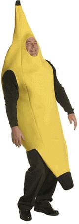 BANANA PLUS SIZE COSTUME FOR ADULTS