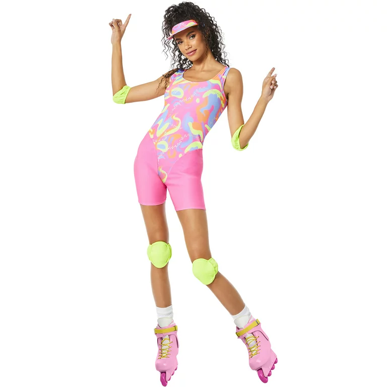 BARBIE'S ROLLERBLADING BARBIE COSTUME FOR WOMEN