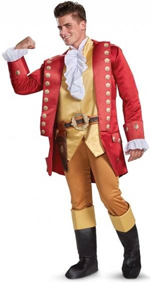 BEAUTY & THE BEAST DELUXE GASTON COSTUME FOR MEN