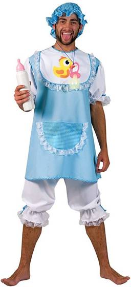 BIG BLUE BABY COSTUME FOR MEN