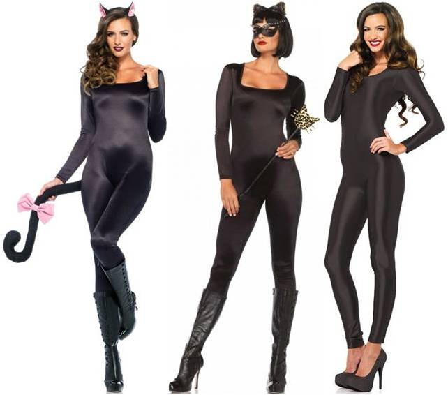 BLACK STARTER SPANDEX CATSUIT