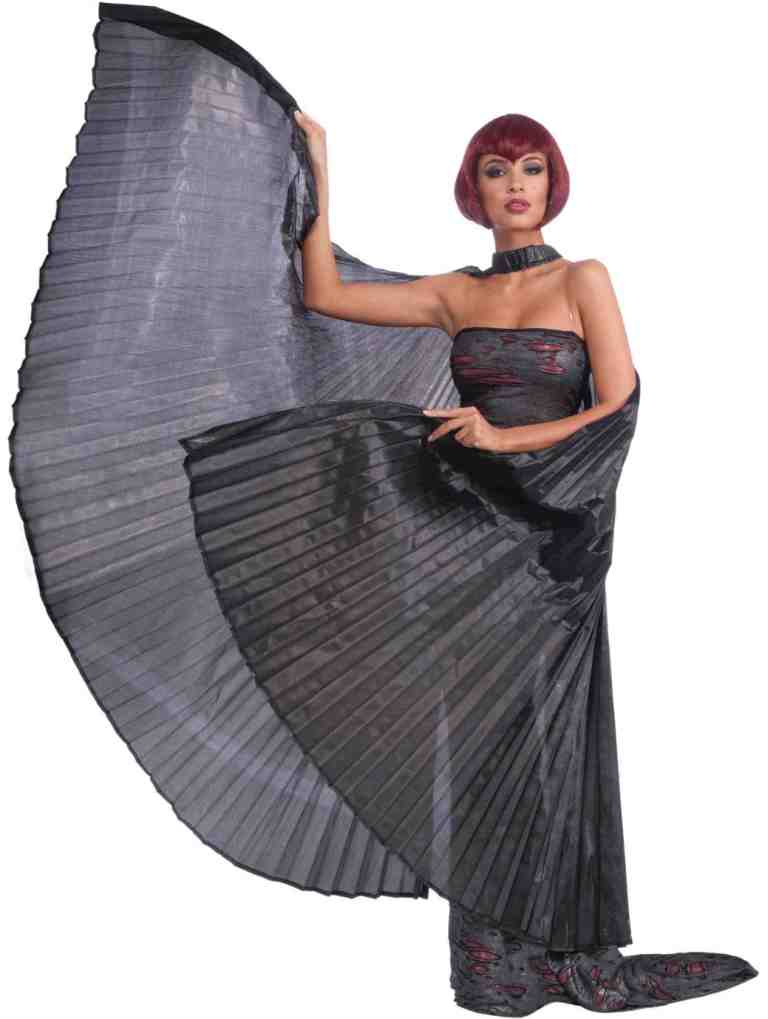 BLACK THEATRICAL WINGS CAPE