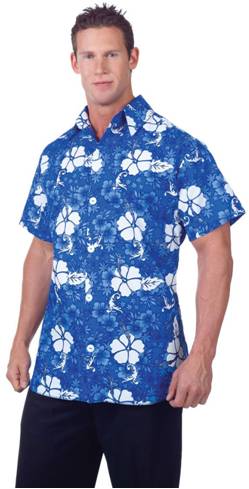 BLUE HAWAIIAN SHIRT