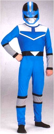 BLUE POWER RANGER TIME FORCE