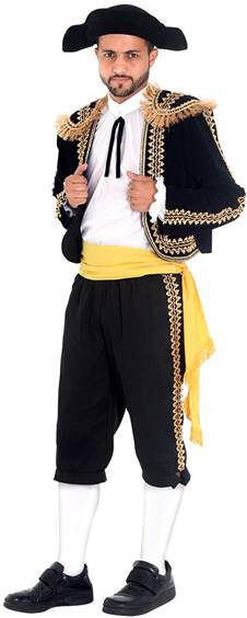 TORERO MATADOR BULLFIGHTER COSTUME FOR MEN