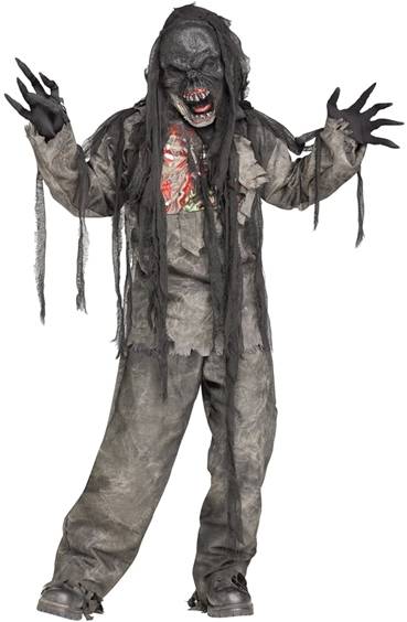 BURNING ZOMBIE COSTUME FOR BOYS