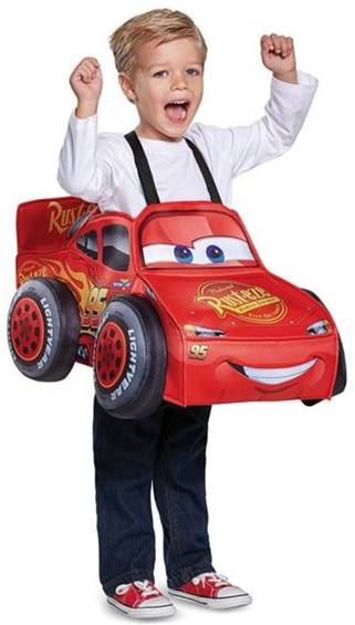 3D LIGHTNING MCQUEEN COSTUME FOR BOYS