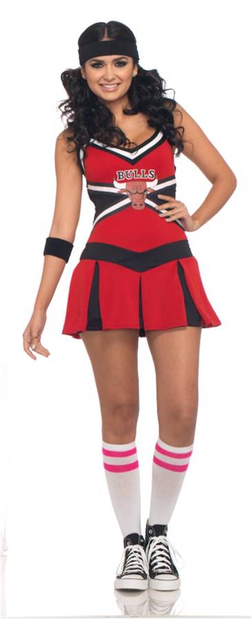 CHICAGO BULLS CHEERLEADER COSTUME