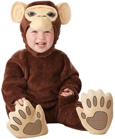 CHIMPANZEE COSTUME FOR INFANTS BOYS