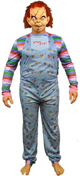 CHUCKY GOOD GUY DOLL COSTUME FOR ADULTS