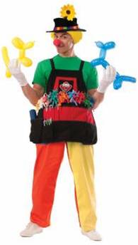 CLOWN BALLOON APRON