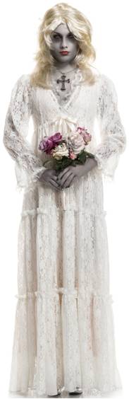 LOST SOUL GOWN GHOST BRIDE COSTUME FOR WOMEN