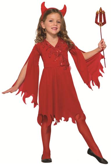 DELIGHTFUL DEVIL COSTUME FOR GIRLS