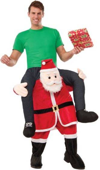 DELIVERY ON SANTA SUIT COSTUME FOR MEN