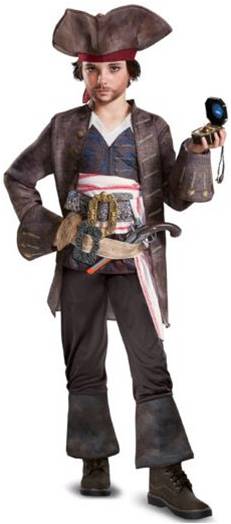 *SALE*DELUXE CAPTAIN JACK SPARROW COSTUME FOR BOYS