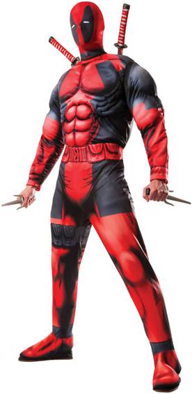 DELUXE DEADPOOL COSTUME FOR MEN