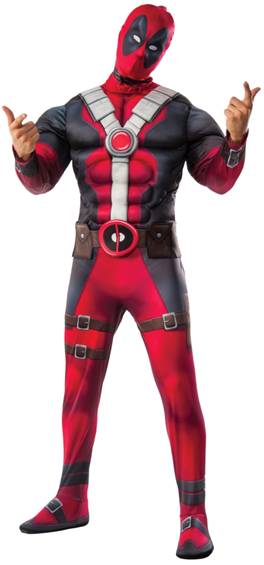 DELUXE DEADPOOL PLUS SIZE COSTUME FOR MEN