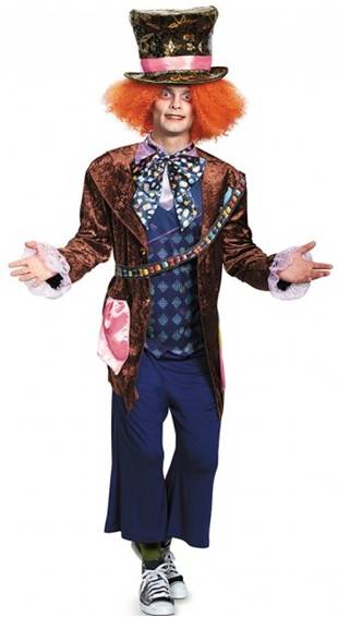DELUXE MAD HATTER COSTUME FOR PLUS SIZED MEN