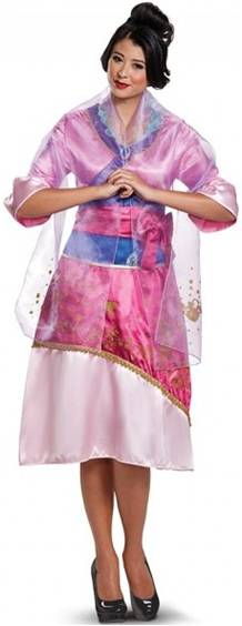 DISNEY'S DELUXE SASSY MULAN COSTUME FOR WOMEN