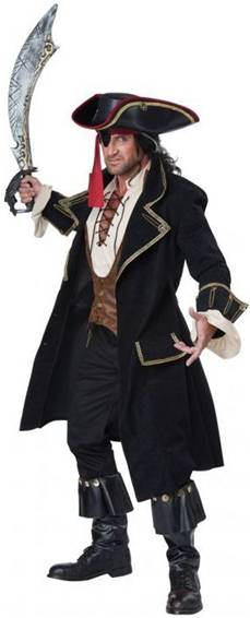 DELUXE PIRATE CAPTAIN COSTUME FOR MEN