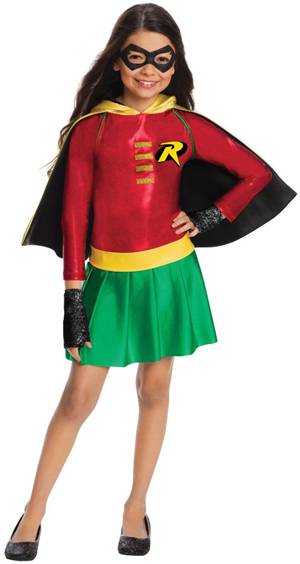 DELUXE ROBIN COSTUME FOR GIRLS