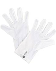 DELUXE SNAP ON WHITE GLOVES