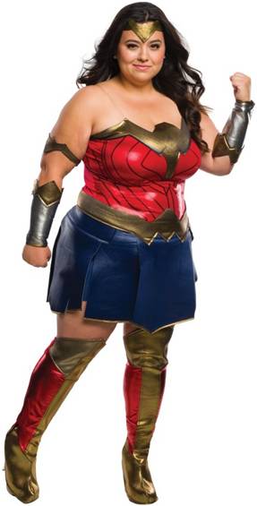 BvS DELUXE WONDER WOMAN COSTUME FOR PLUS WOMEN