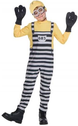 DESPICABLE ME 3 JAIL MINION TOM COSTUME FOR BOYS