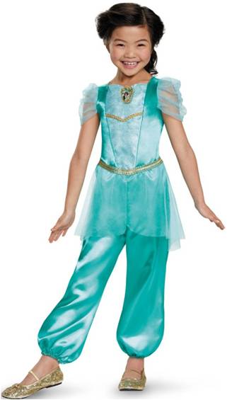 DISNEYS ALADDIN PRINCESS JASMINE COSTUME FOR GIRLS