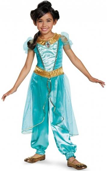 DISNEY'S JASMINE DELUXE COSTUME FOR GIRLS