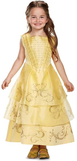 DISNEYS BEAUTY & THE BEAST BELLE COSTUME FOR GIRLS