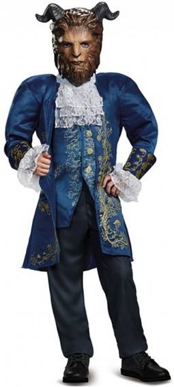 BEAUTY & THE BEAST DELUXE BEAST COSTUME FOR BOYS