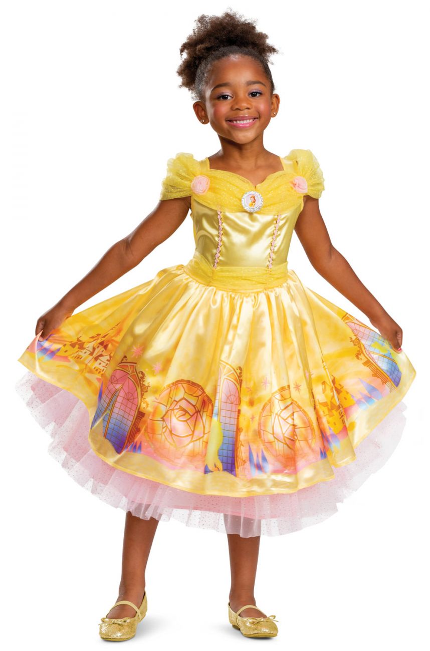 DISNEY BEAUTY & THE BEAST BELLE COSTUME FOR GIRLS