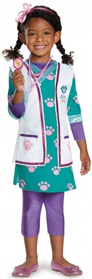 DISNEY DOC MCSTUFFINS DELUXE COSTUME FOR GIRLS