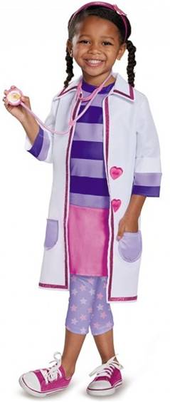 DISNEY DELUXE DOC MCSTUFFINS COSTUME FOR GIRLS