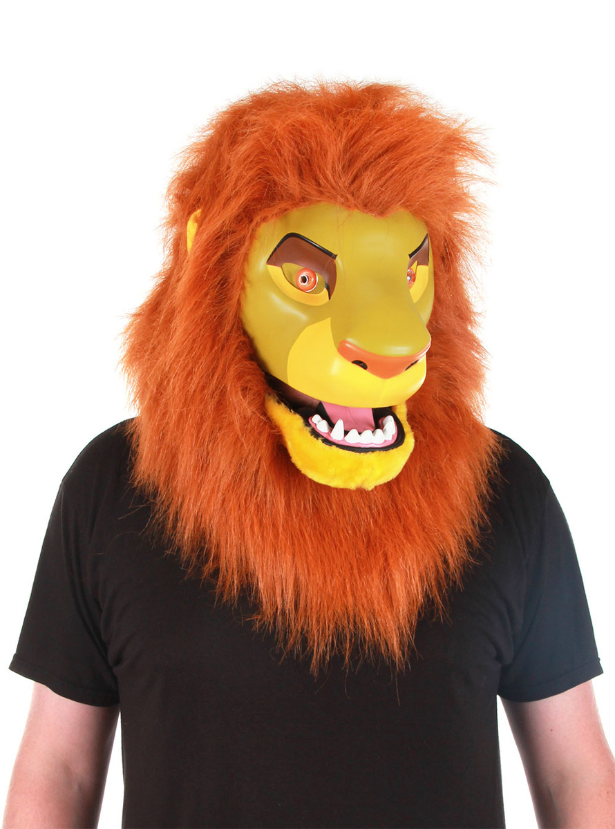 DISNEY'S LION KING SIMBA MOUTH MOVER ADULT MASK