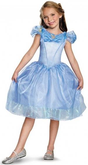 CLASSIC CINDERELLA MOVIE COSTUME FOR GIRLS