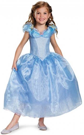 DELUXE CINDERELLA MOVIE COSTUME FOR GIRLS