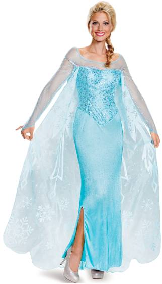 DISNEY'S FROZEN ELSA PRESTIGE COSTUME FOR WOMEN