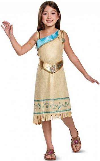 DISNEY'S DELUXE POCAHONTAS COSTUME FOR GIRLS